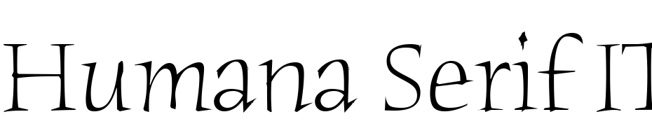 Humana Serif ITC TT Light Font Download Free